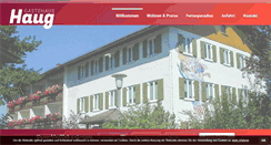 Desktop Screenshot of gaestehaus-haug.com